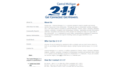 Desktop Screenshot of centralmichigan211.org